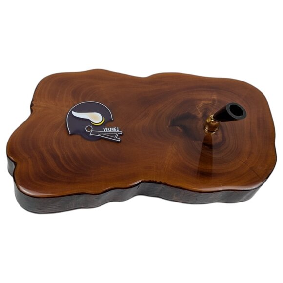 Custom Minnesota Vikings NFL Wooden Wood Desk Pen Holder‎ 8.5x5in - Picture 2 of 13